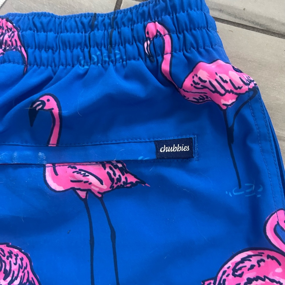 Chubbies Mens Flamingo Print swim trunks